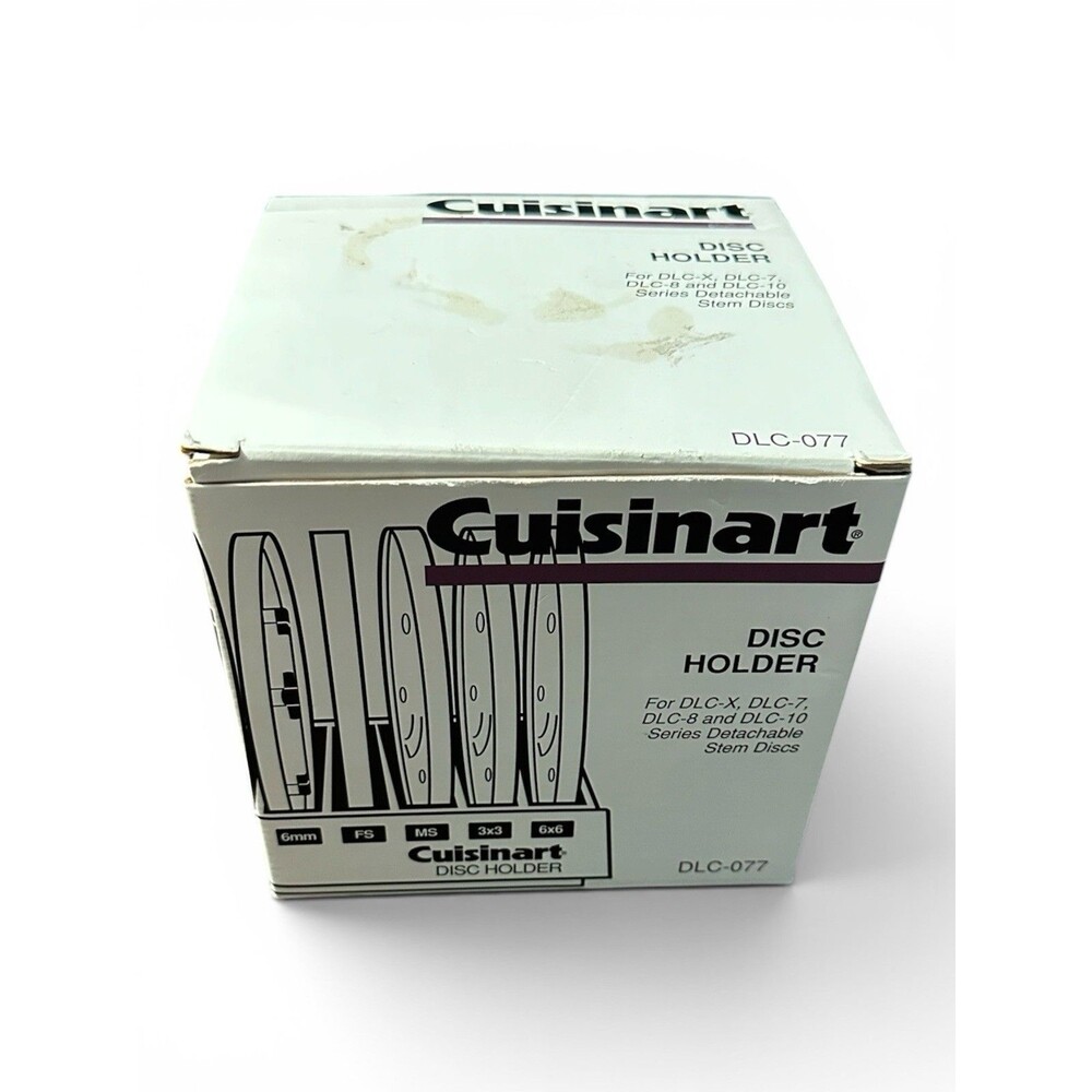 Cuisinart Food Processor Disc Holder DLC-077 with 7 Disc Blades